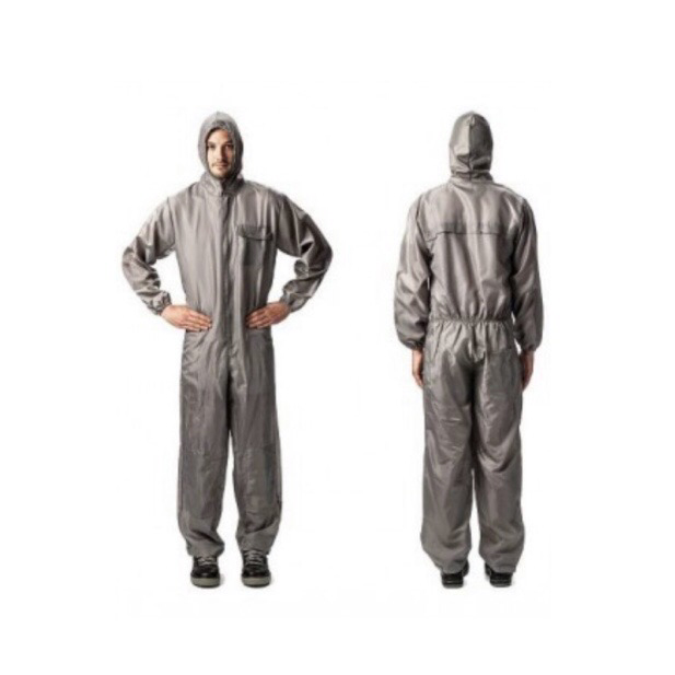 [11.45201-XXL] Combinaison en polyester gris - XXL